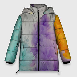 Куртка зимняя женская Тёмные дымы, цвет: 3D-черный