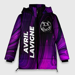 Куртка зимняя женская Avril Lavigne violet plasma, цвет: 3D-черный