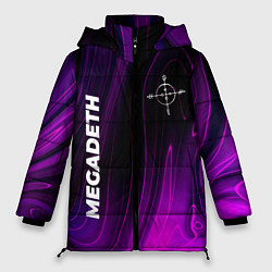 Куртка зимняя женская Megadeth violet plasma, цвет: 3D-черный