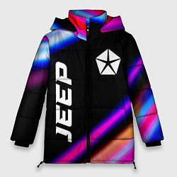 Куртка зимняя женская Jeep speed lights, цвет: 3D-черный