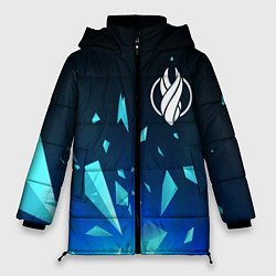 Куртка зимняя женская Dead Space взрыв частиц, цвет: 3D-черный