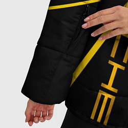 Куртка зимняя женская Porsche - Gold line, цвет: 3D-светло-серый — фото 2