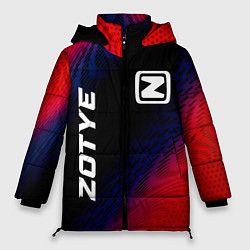 Женская зимняя куртка Zotye красный карбон
