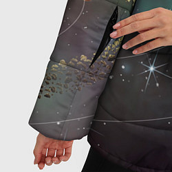 Куртка зимняя женская Планетная система, цвет: 3D-черный — фото 2