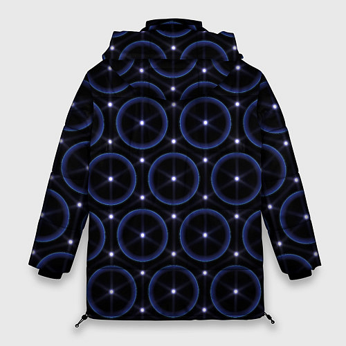 Женская зимняя куртка Ясна3 - Круги / 3D-Светло-серый – фото 2