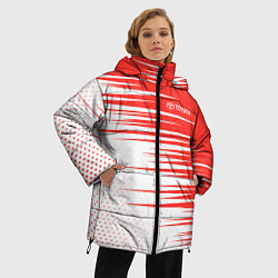 Куртка зимняя женская Toyota sign, цвет: 3D-светло-серый — фото 2