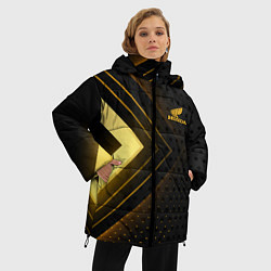 Куртка зимняя женская Honda inscription, цвет: 3D-светло-серый — фото 2