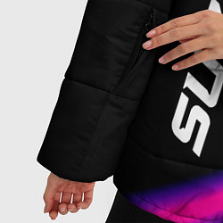Куртка зимняя женская Suzuki speed lights, цвет: 3D-черный — фото 2