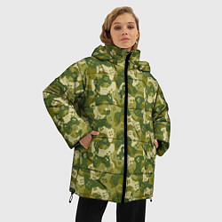 Куртка зимняя женская Gamer - камуфляж, цвет: 3D-черный — фото 2