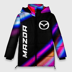 Куртка зимняя женская Mazda speed lights, цвет: 3D-черный