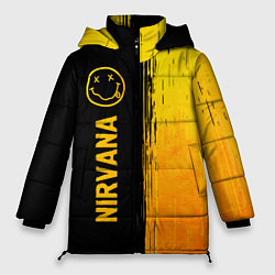 Куртка зимняя женская Nirvana - gold gradient: по-вертикали, цвет: 3D-черный