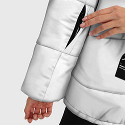 Куртка зимняя женская Boxing чёрно-белое, цвет: 3D-черный — фото 2