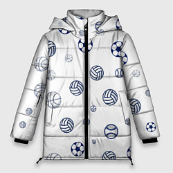 Куртка зимняя женская Balls, цвет: 3D-светло-серый