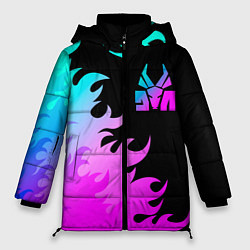 Женская зимняя куртка Die Antwoord неоновый огонь