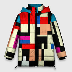 Куртка зимняя женская Кубическое измерение, цвет: 3D-черный