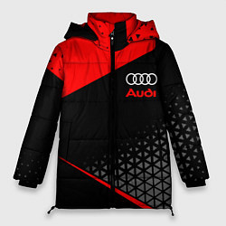Куртка зимняя женская Ауди - sportwear, цвет: 3D-красный