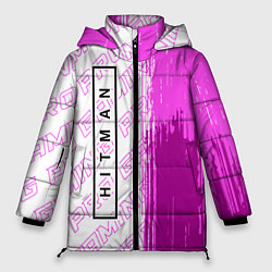 Куртка зимняя женская Hitman pro gaming: по-вертикали, цвет: 3D-черный