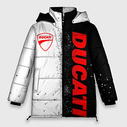 Куртка зимняя женская Ducati - двоичный, цвет: 3D-светло-серый