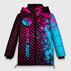 Куртка зимняя женская Daewoo - neon gradient: по-вертикали, цвет: 3D-черный