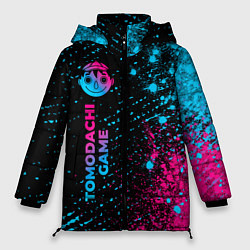 Куртка зимняя женская Tomodachi Game - neon gradient: по-вертикали, цвет: 3D-черный