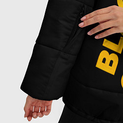 Куртка зимняя женская Black Clover - gold gradient: по-вертикали, цвет: 3D-черный — фото 2