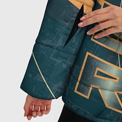 Куртка зимняя женская СССР Космос, цвет: 3D-светло-серый — фото 2