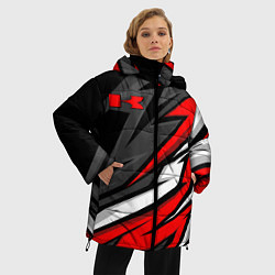 Куртка зимняя женская Kawasaki - red uniform, цвет: 3D-красный — фото 2