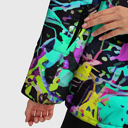 Куртка зимняя женская Красочная композиция - мода, цвет: 3D-светло-серый — фото 2