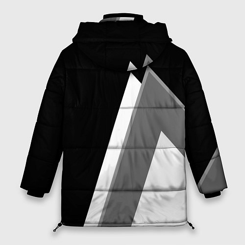 Женская зимняя куртка Лексус - спортивный серый / 3D-Светло-серый – фото 2