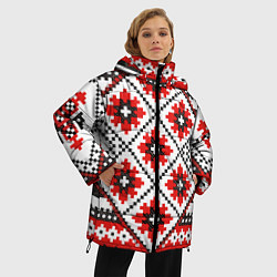 Куртка зимняя женская Удмурт мода, цвет: 3D-красный — фото 2