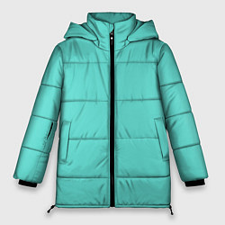 Куртка зимняя женская Цвет Тиффани, цвет: 3D-черный