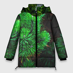 Куртка зимняя женская Зелёный лес России, цвет: 3D-красный
