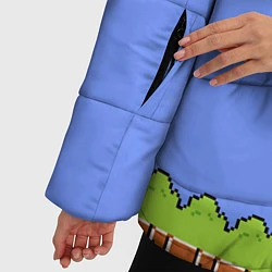 Куртка зимняя женская Первый уровень Марио, цвет: 3D-черный — фото 2