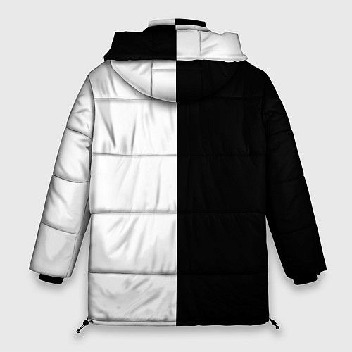 Женская зимняя куртка Ping-Pong черно-белое / 3D-Светло-серый – фото 2