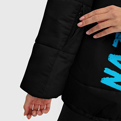 Куртка зимняя женская Nazareth - neon gradient: по-вертикали, цвет: 3D-черный — фото 2