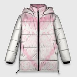 Куртка зимняя женская Сердце на цепях, цвет: 3D-светло-серый