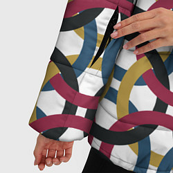 Куртка зимняя женская Бесконечное кольцо, цвет: 3D-светло-серый — фото 2