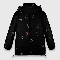 Куртка зимняя женская Один такой грустный, цвет: 3D-черный