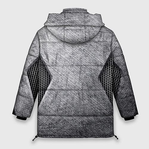 Женская зимняя куртка Стальная болванка / 3D-Светло-серый – фото 2