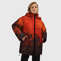 Куртка зимняя женская Лава и сажа, цвет: 3D-черный — фото 2