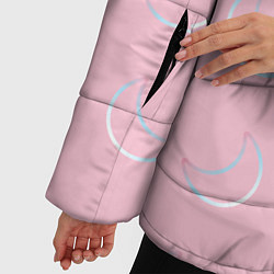 Куртка зимняя женская Розовая луна, цвет: 3D-черный — фото 2