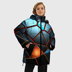 Куртка зимняя женская Прорыв в пространстве, цвет: 3D-черный — фото 2