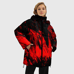 Куртка зимняя женская Красное пламя, цвет: 3D-красный — фото 2