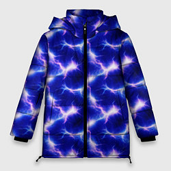 Куртка зимняя женская Разряд молний текстура, цвет: 3D-черный