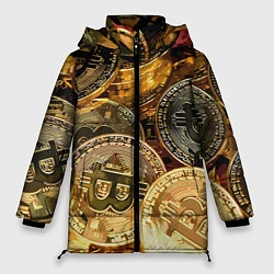 Куртка зимняя женская Золото цифровой эры, цвет: 3D-светло-серый