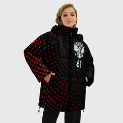 Куртка зимняя женская Точки: Ростовская область, цвет: 3D-красный — фото 2