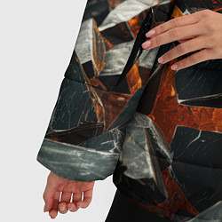 Куртка зимняя женская Большой взрыв камней, цвет: 3D-светло-серый — фото 2