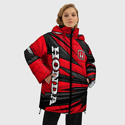 Куртка зимняя женская Red sport - honda, цвет: 3D-светло-серый — фото 2