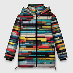 Куртка зимняя женская Настроечная таблицаа, цвет: 3D-красный