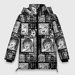 Куртка зимняя женская Ahegao cartoon, цвет: 3D-черный